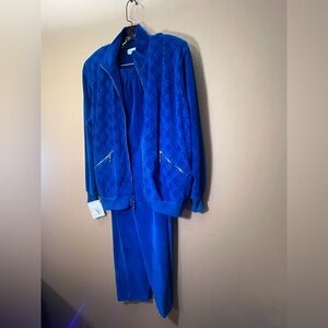 Nordstrom Ultrasport, Peacock Blue, Velour Tracksuit